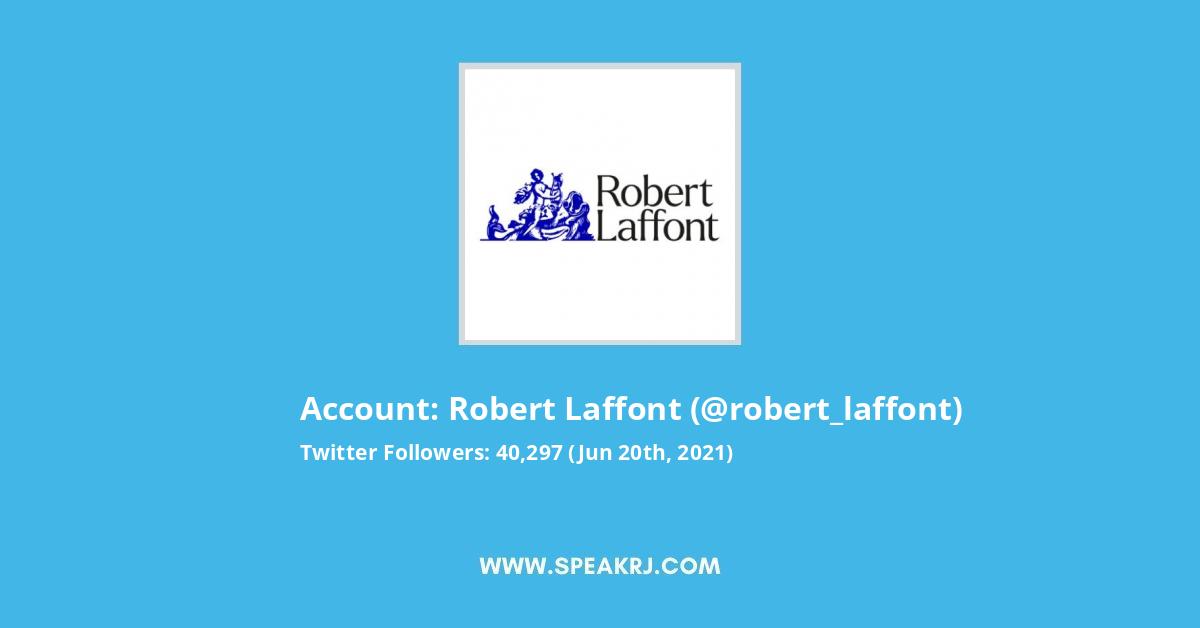 Robert Laffont Twitter Stats