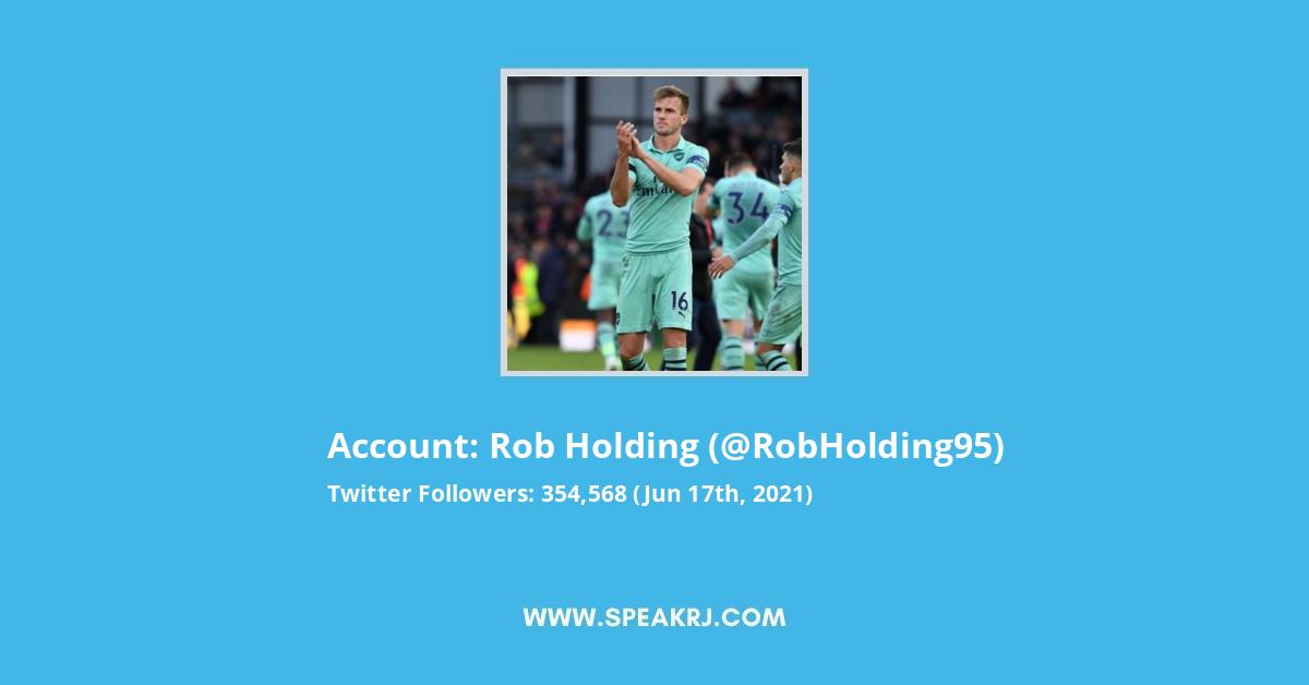 Rob Holding Twitter Stats