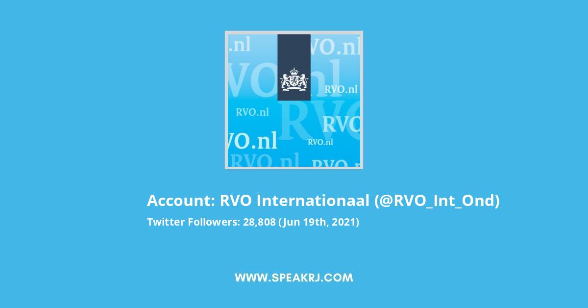 RVO Internationaal Twitter Stats
