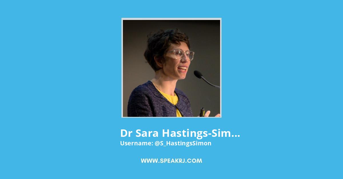 Dr Sara Hastings-Simon Twitter Stats