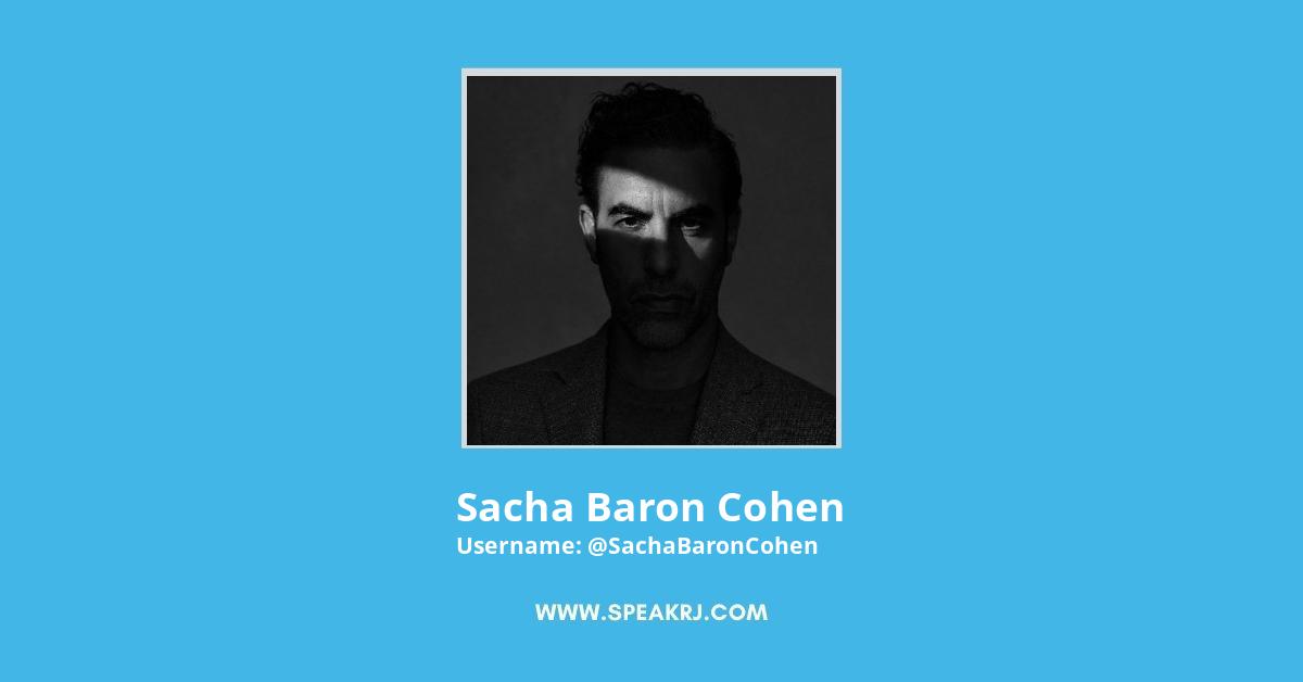 Sacha Baron Cohen Twitter Stats