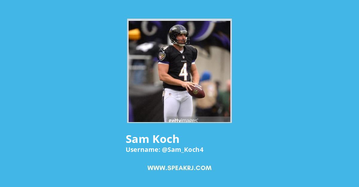 Sam Koch Twitter Stats
