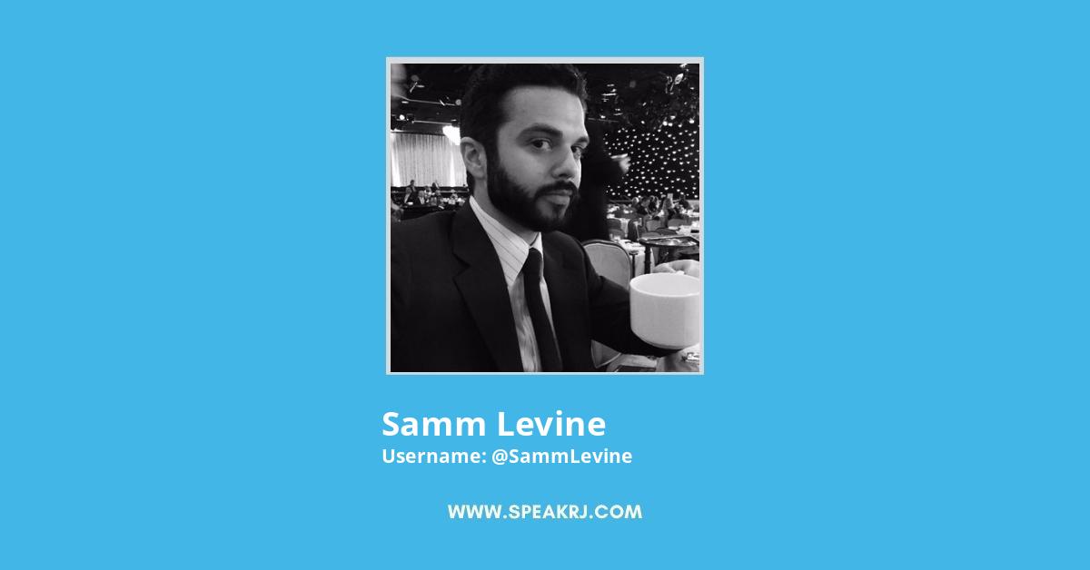 Samm Levine Twitter Stats