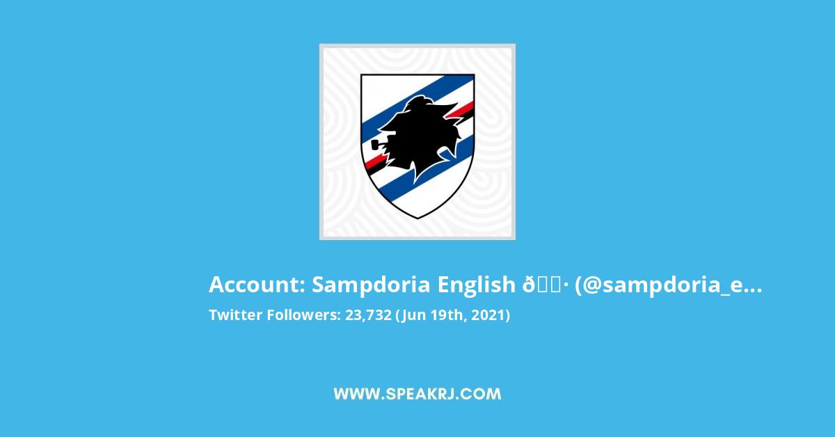 Sampdoria English Twitter Stats