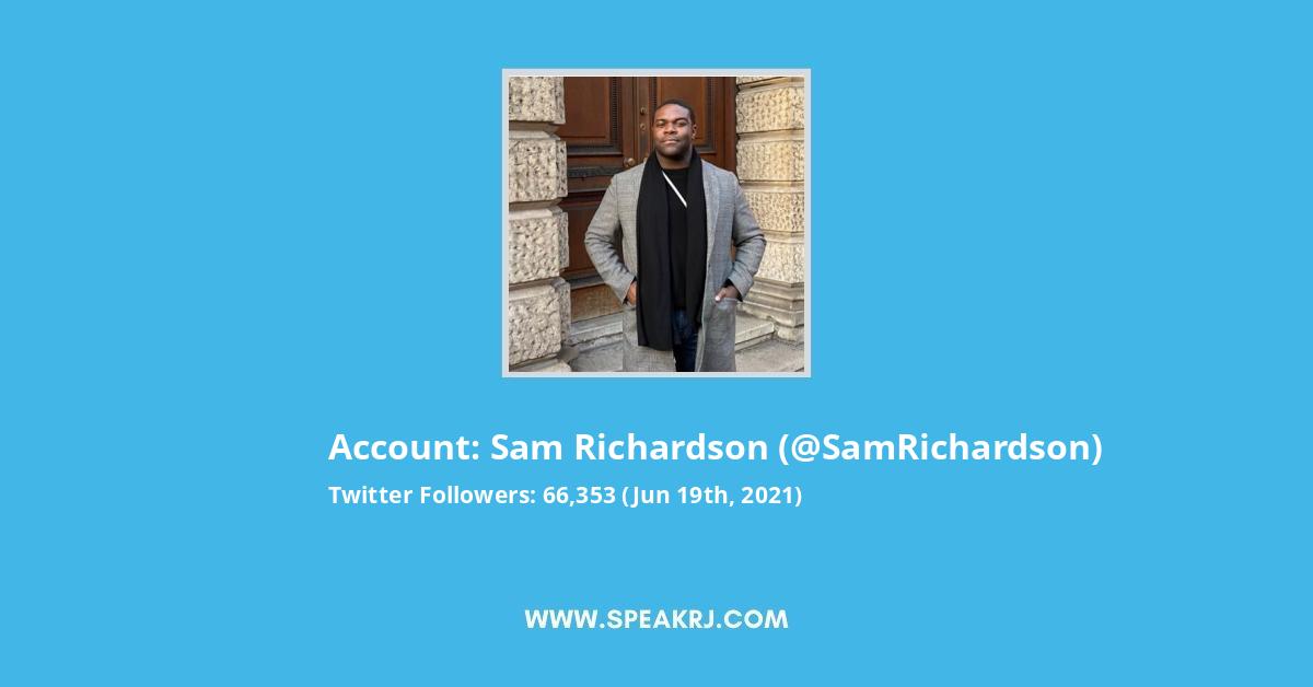 Sam Richardson Twitter Stats