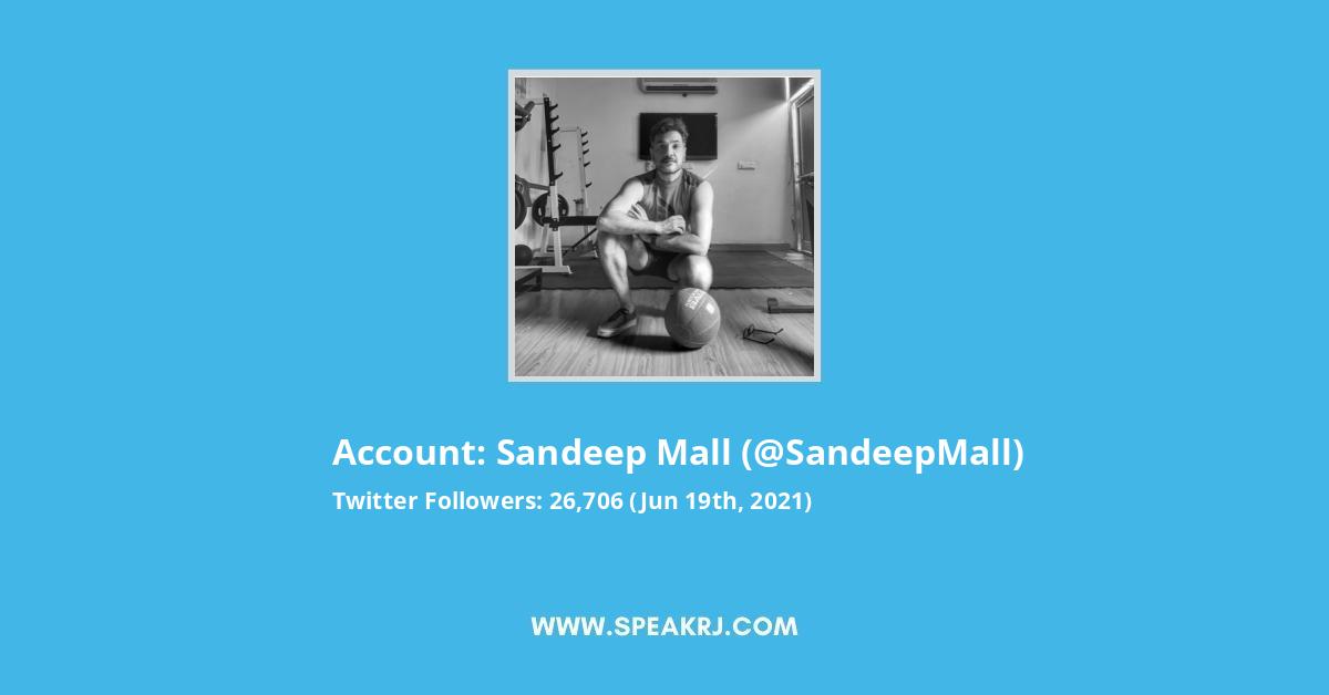 Sandeep Mall Twitter Stats