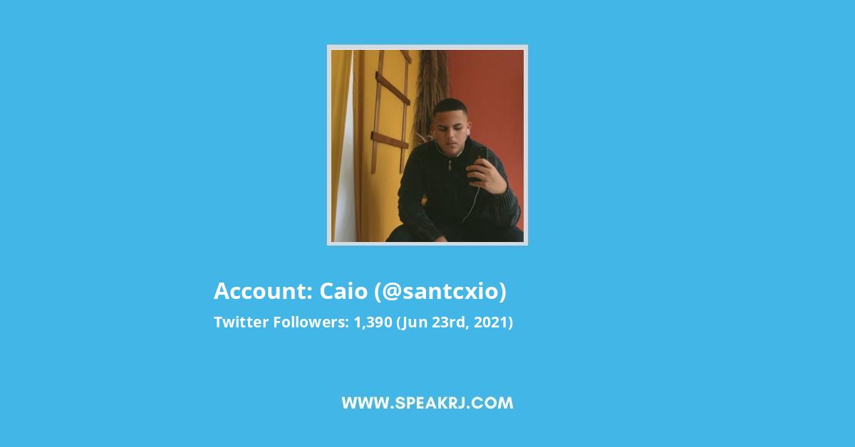 Caio Twitter Followers Statistics Analytics Speakrj Stats