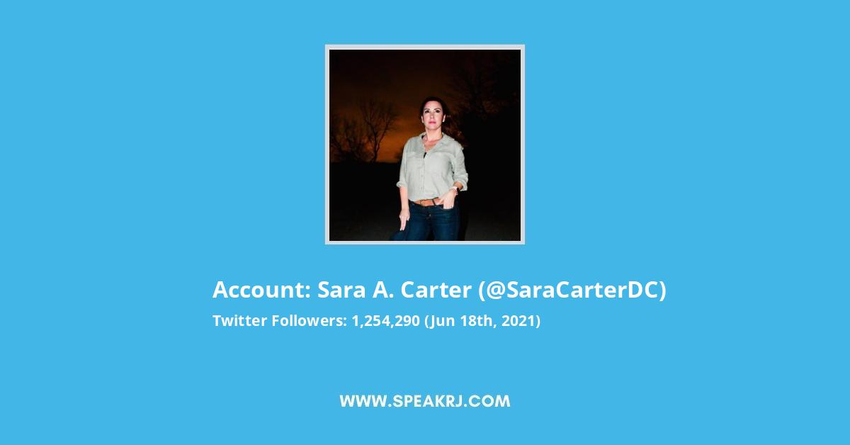Sara A. Carter Twitter Stats