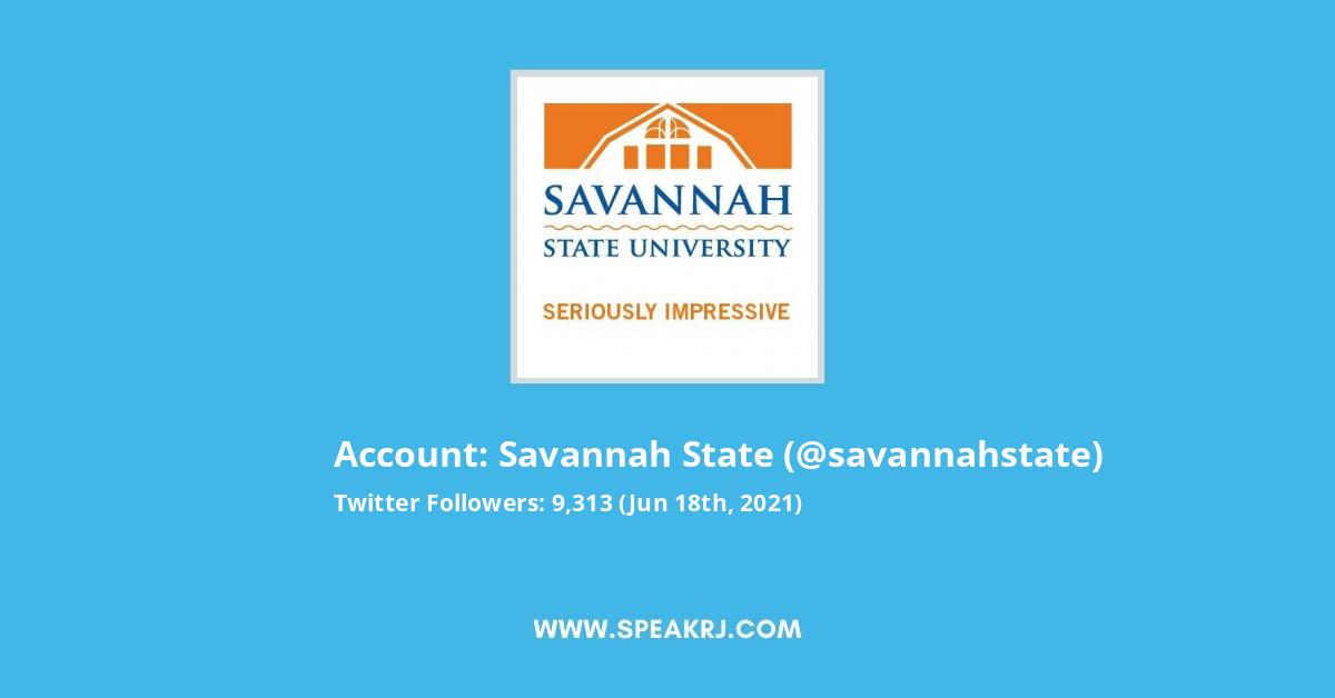 Savannah State Twitter Stats