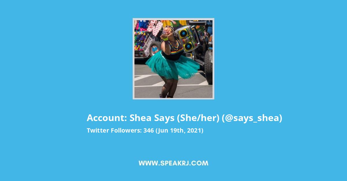 Jasmine Shea (She/her) Twitter Stats