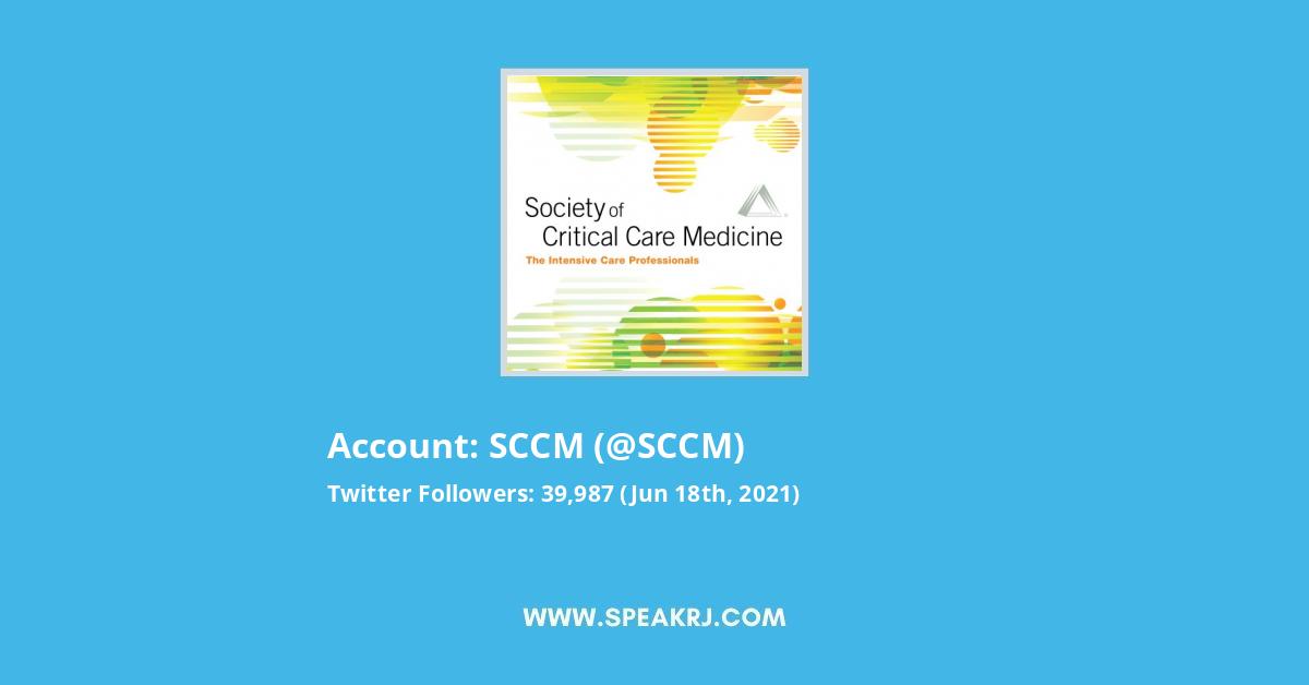 SCCM Twitter Stats