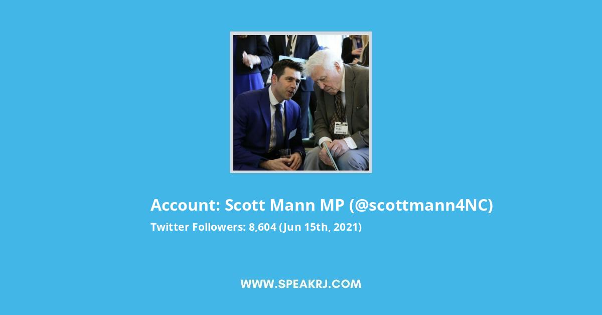 Scott Mann MP Twitter Stats
