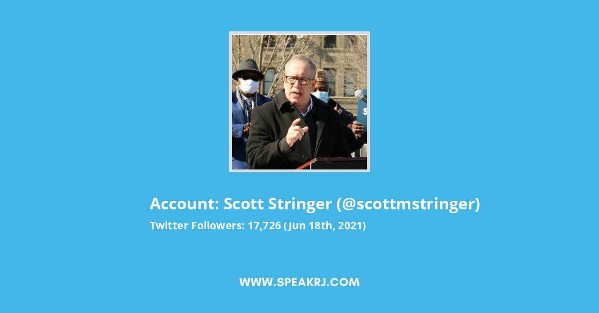 Scott Stringer Twitter Stats