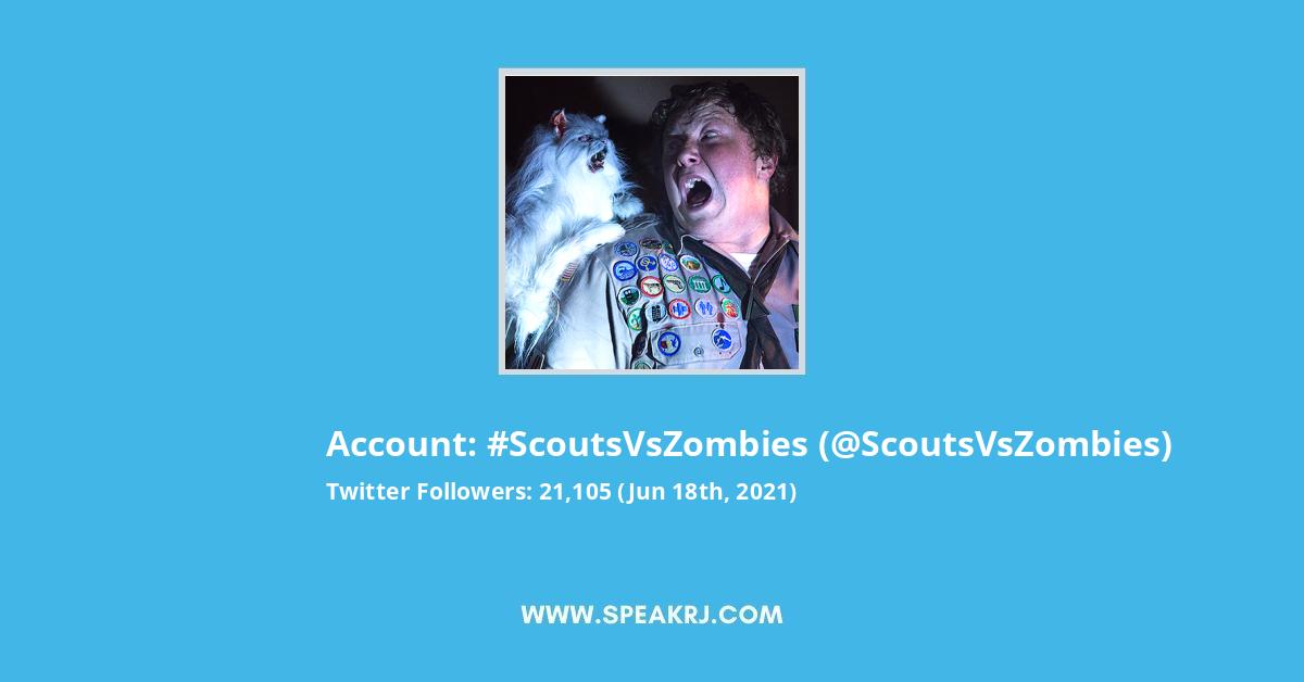 #ScoutsVsZombies Twitter Stats
