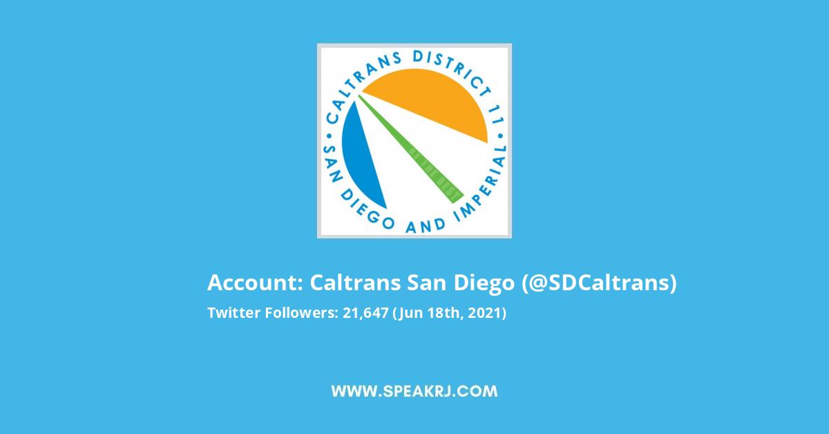 Caltrans San Diego Twitter Stats
