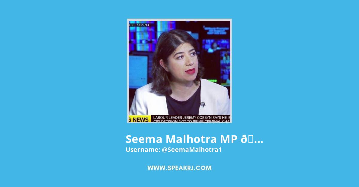Seema Malhotra MP π Twitter Stats