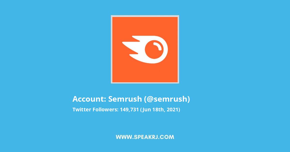 Semrush Twitter Stats
