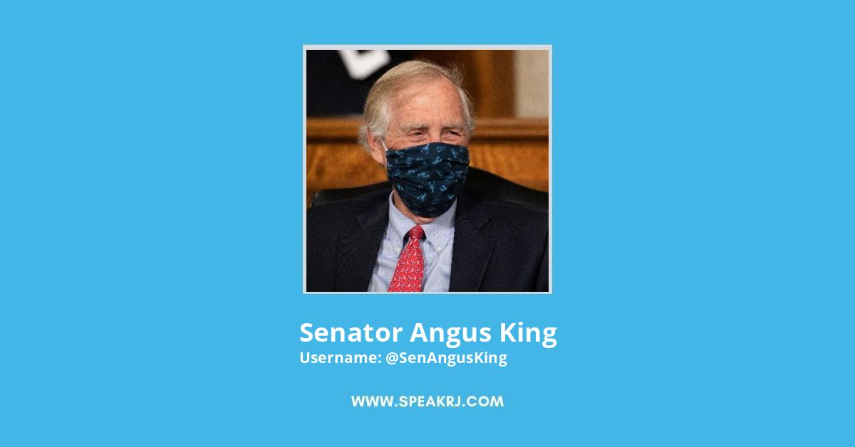 Senator Angus King Twitter Stats