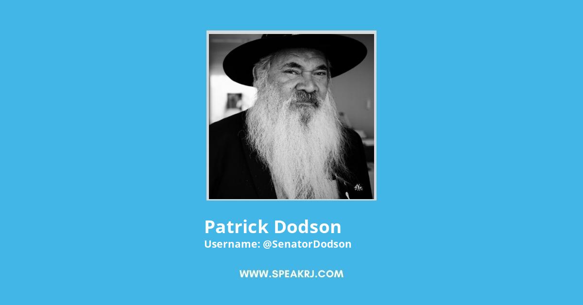 Patrick Dodson Twitter Stats