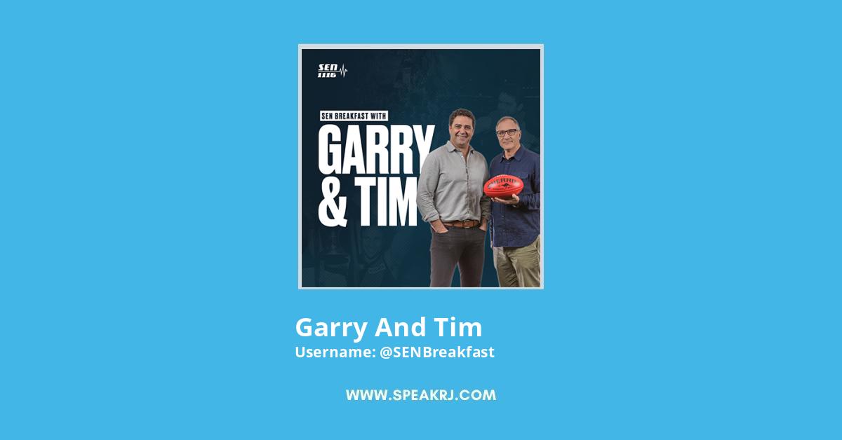Garry and Tim Twitter Stats