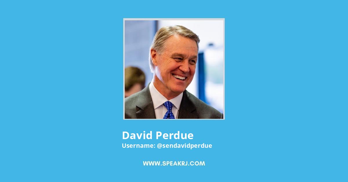 David Perdue Twitter Stats