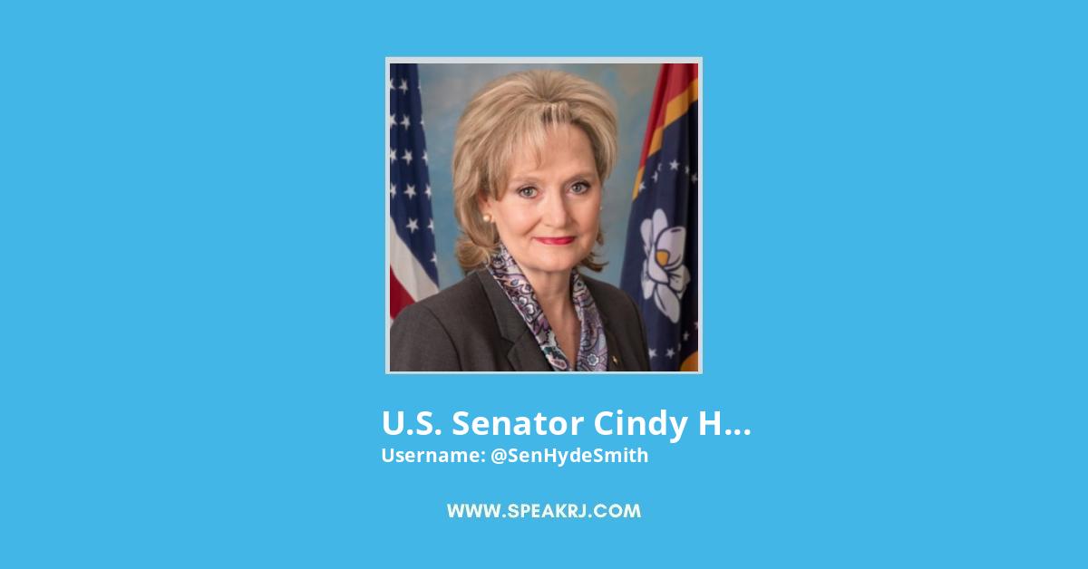 U.S. Senator Cindy Hyde-Smith Twitter Stats