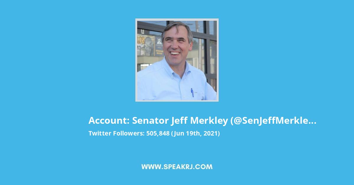 Senator Jeff Merkley Twitter Stats
