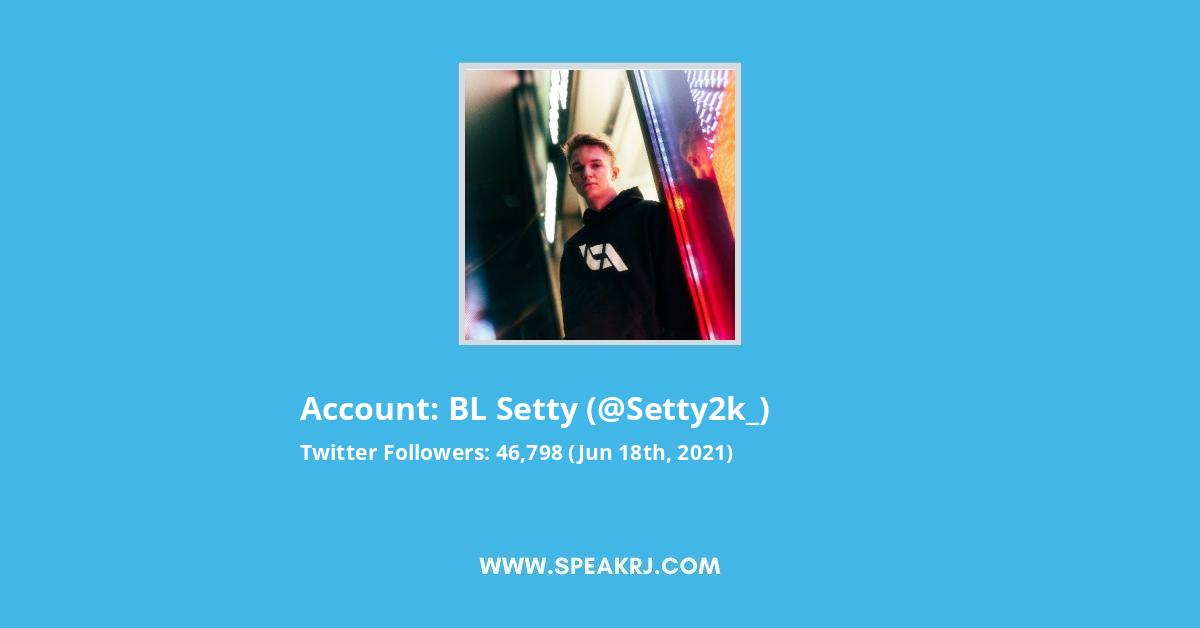 BL Setty Twitter Stats