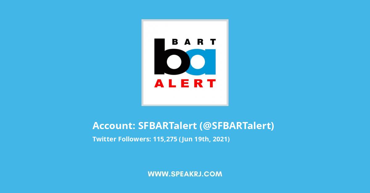 SFBARTalert Twitter Stats