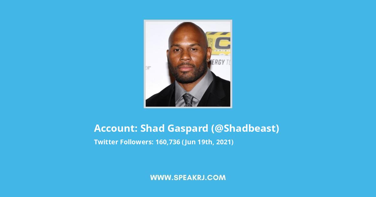 Shad Gaspard Twitter Stats
