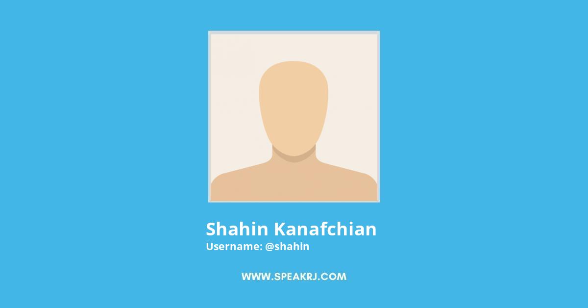 Shahin Kanafchian Twitter Stats