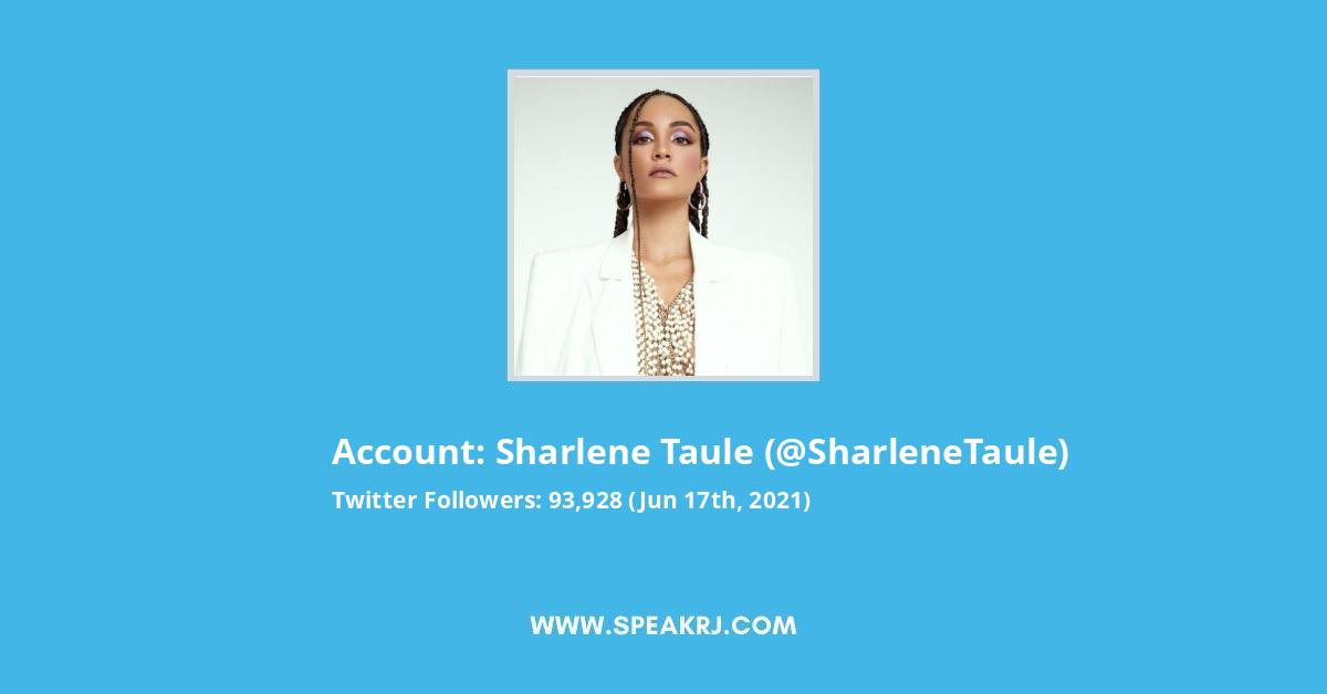 Sharlene Taule Twitter Stats