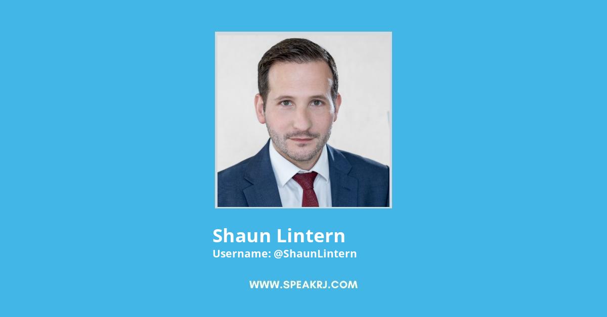 Shaun Lintern Twitter Stats