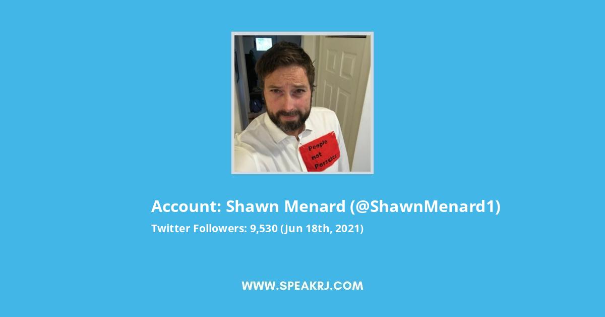 Shawn Menard Twitter Stats