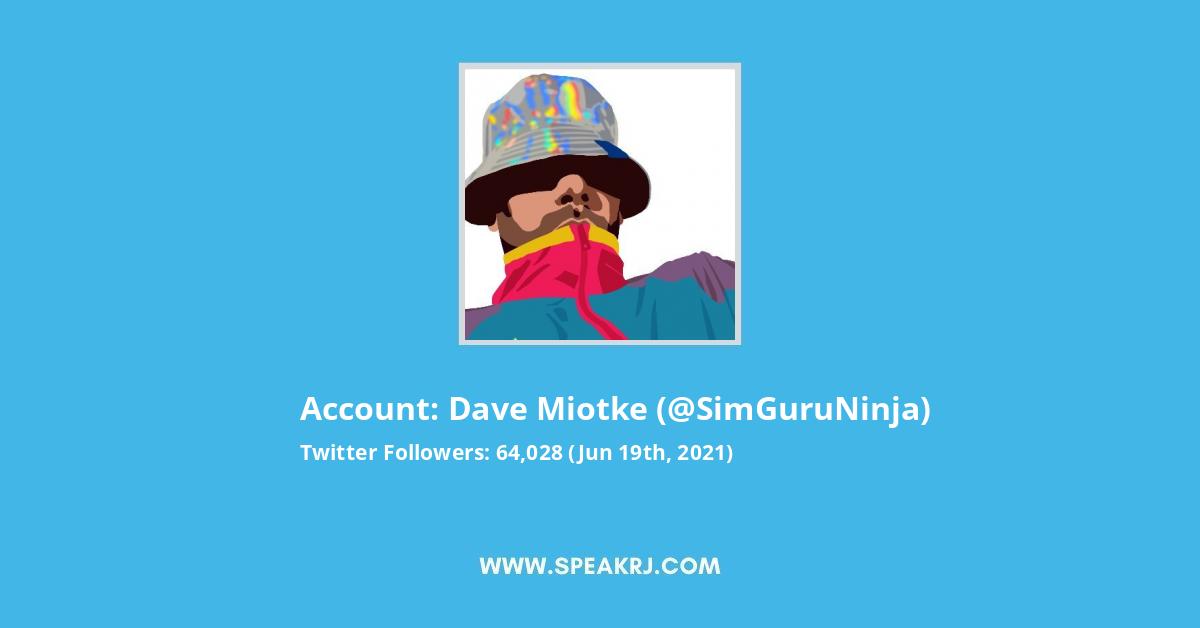 SimGuruNinja Twitter Stats