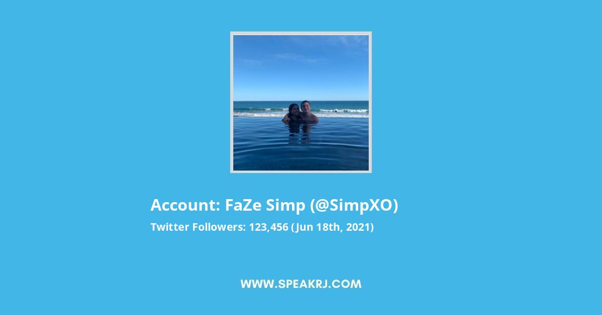 FaZe Simp Twitter Stats