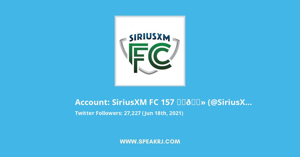 SiriusXM FC 157 ⚽️📻 Twitter Stats