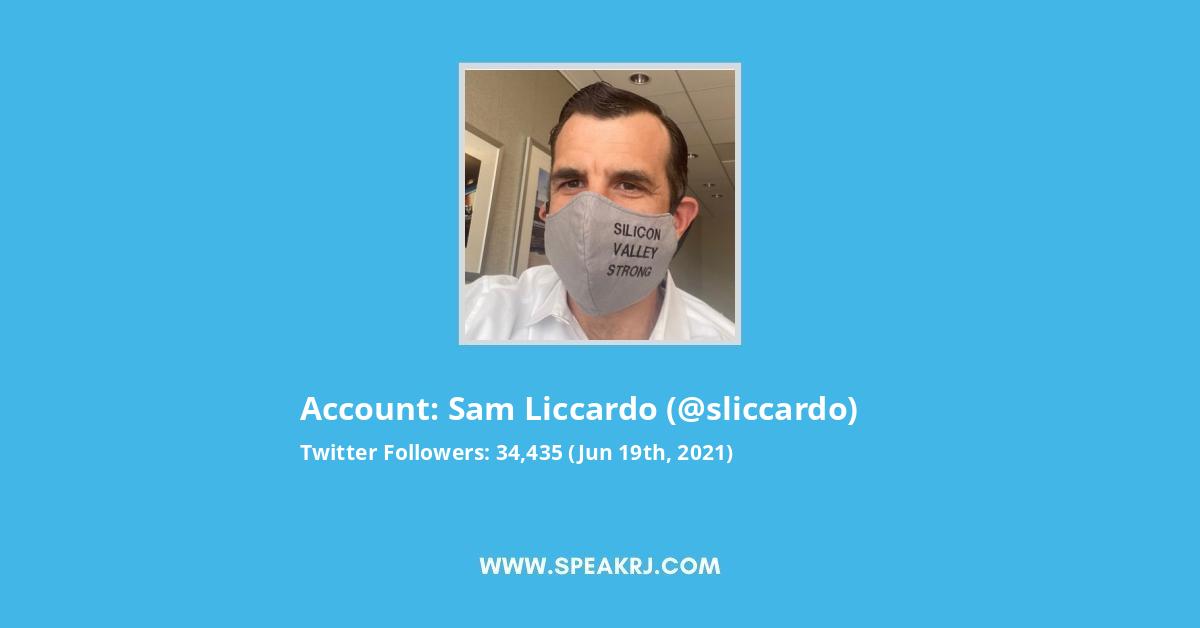Sam Liccardo Twitter Stats