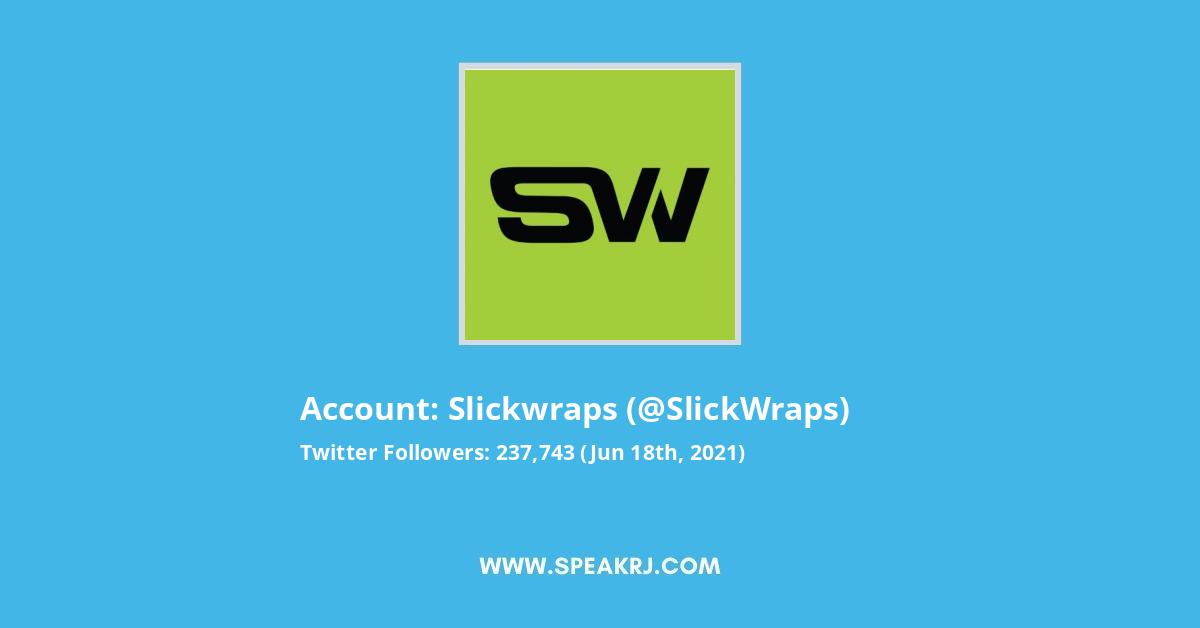 Slickwraps Twitter Stats