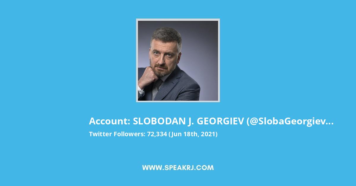 SLOBODAN J. GEORGIEV Twitter Stats