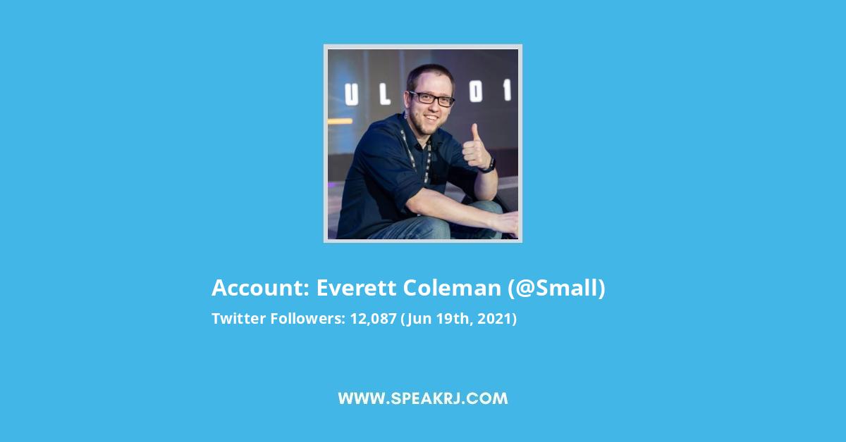Everett Coleman Twitter Stats