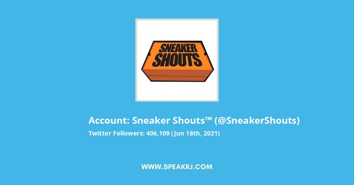Sneaker Shouts™ Twitter Stats