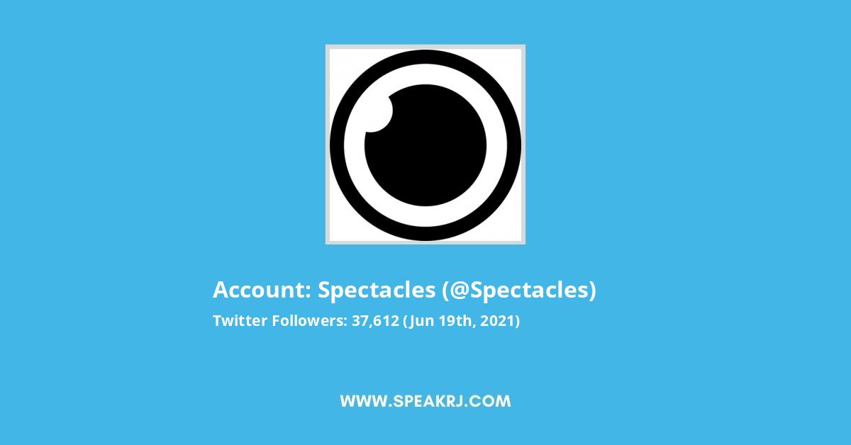 Spectacles Twitter Stats