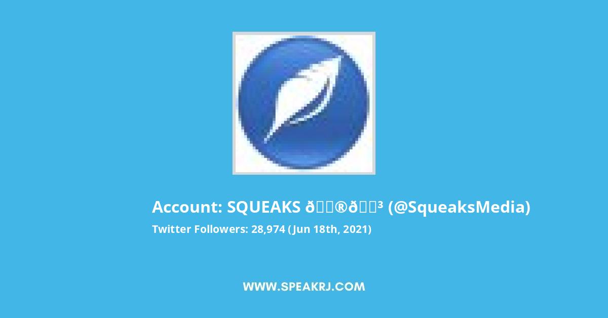 SQUEAKS ๐ฎ๐ณ Twitter Stats
