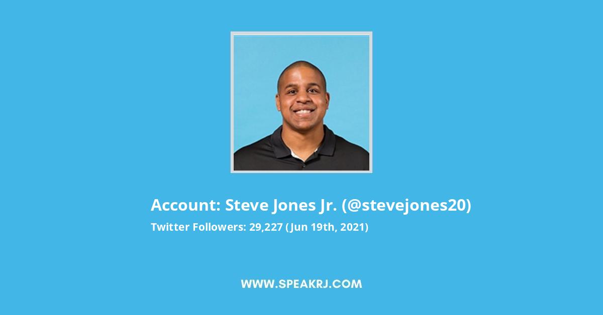 Steve Jones Jr. Twitter Stats