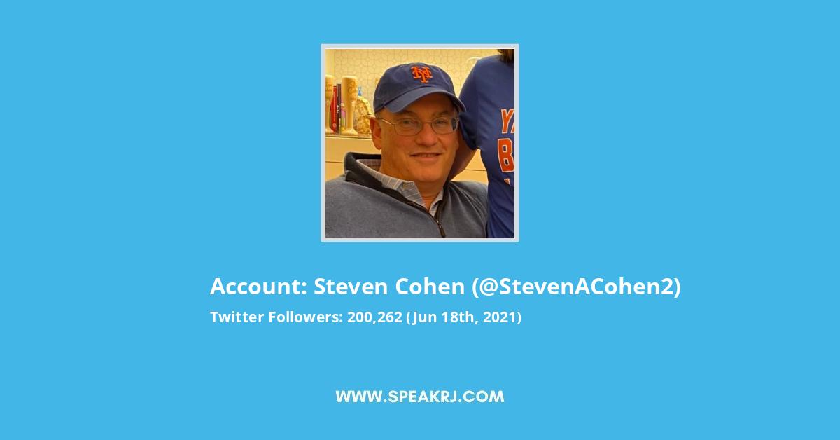 Steven Cohen Twitter Stats