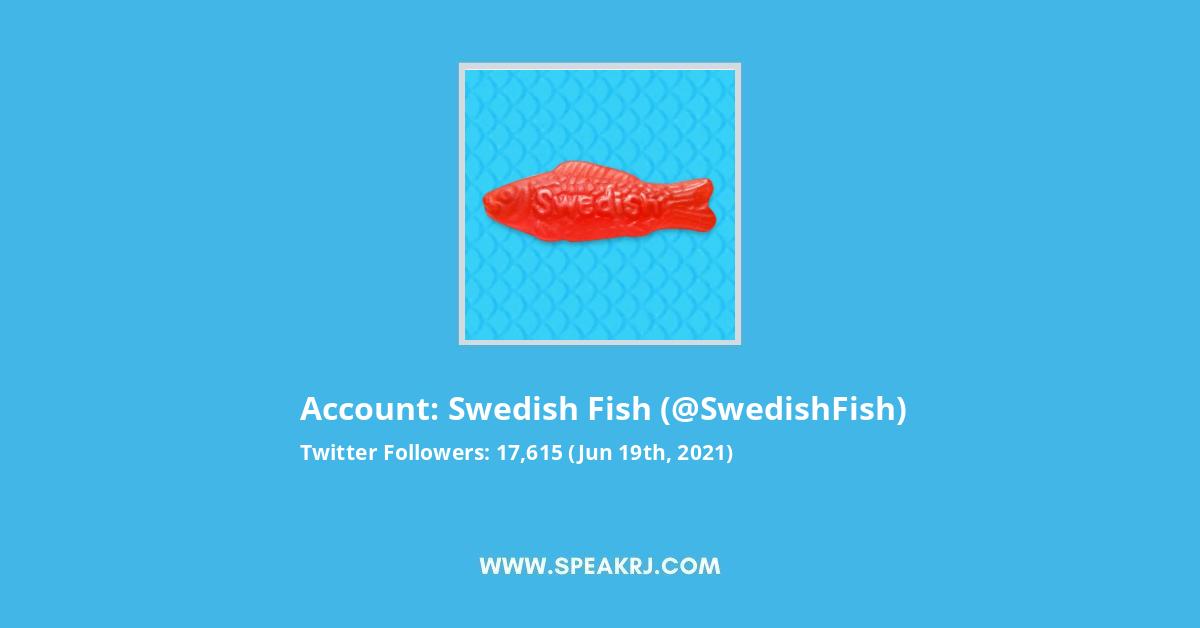 Swedish Fish Twitter Stats