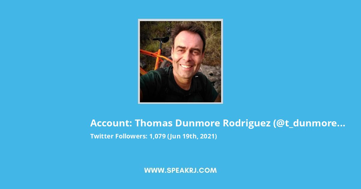Thomas Dunmore Rodriguez Twitter Stats