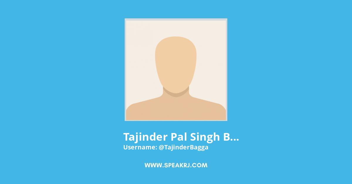 Tajinder Pal Singh Bagga Twitter Stats
