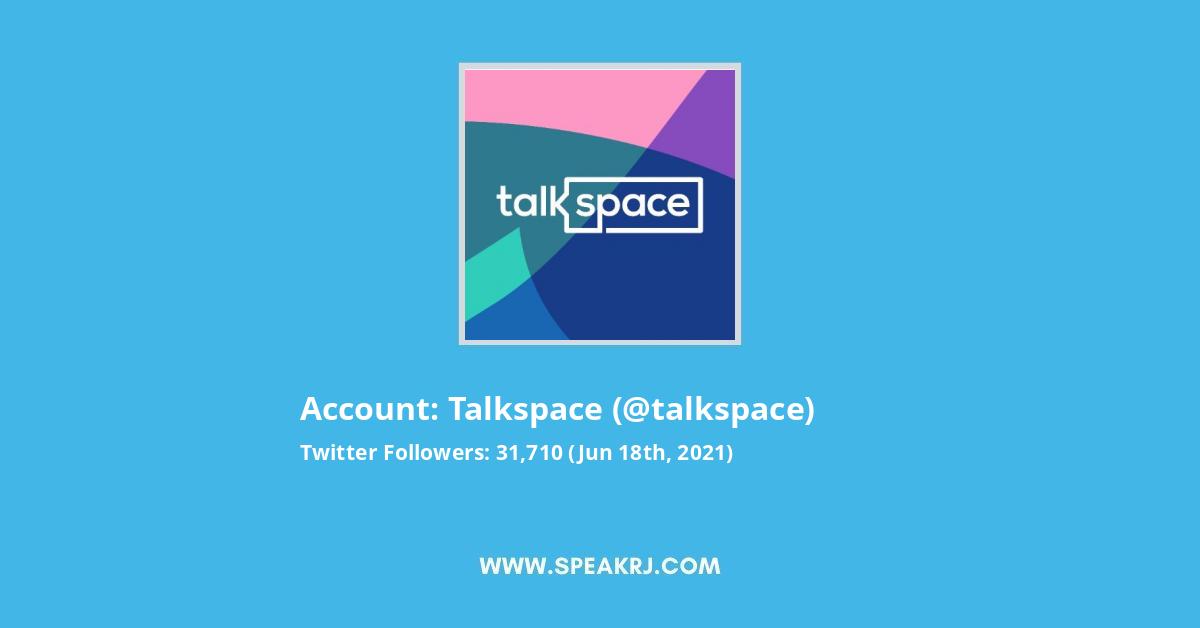 talkspace Twitter Stats